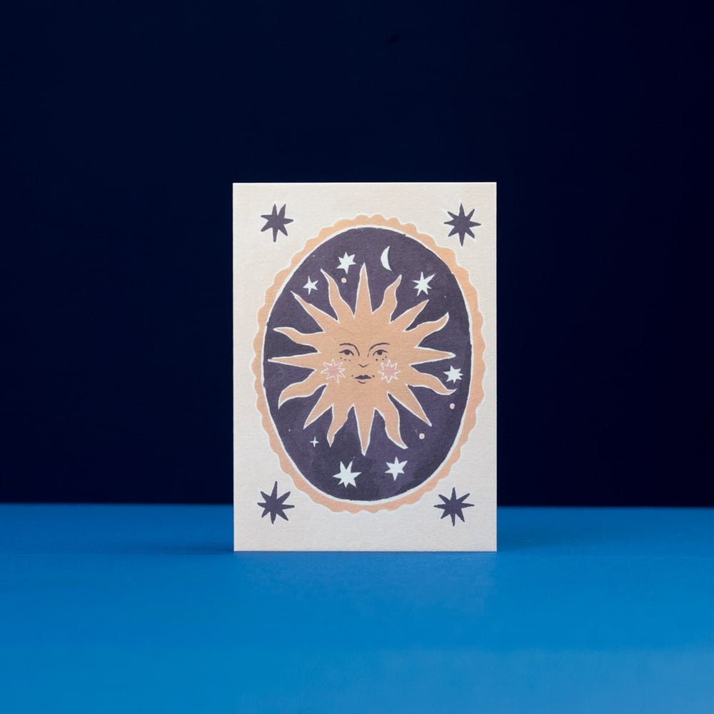Mini Smiling Sun Card by Sister Paper Co.