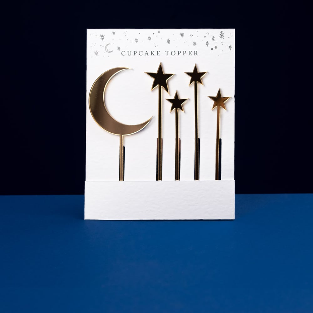 Celestial Cupcake Toppers by Suzanne Oddy