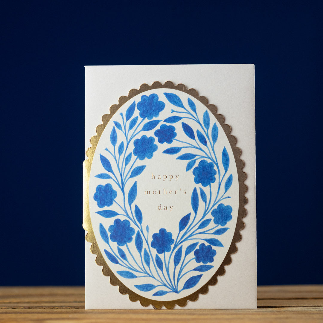 Happy Mother's Day Card - Gold Framed