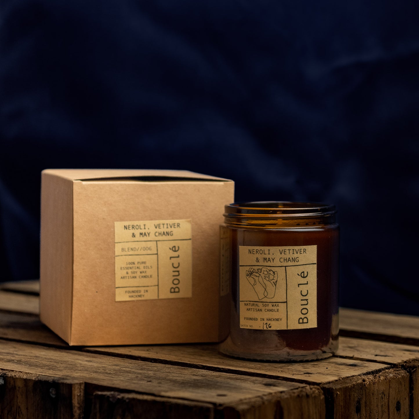 Neroli, Vetiver & May Chang Natural Candle by Bouclé
