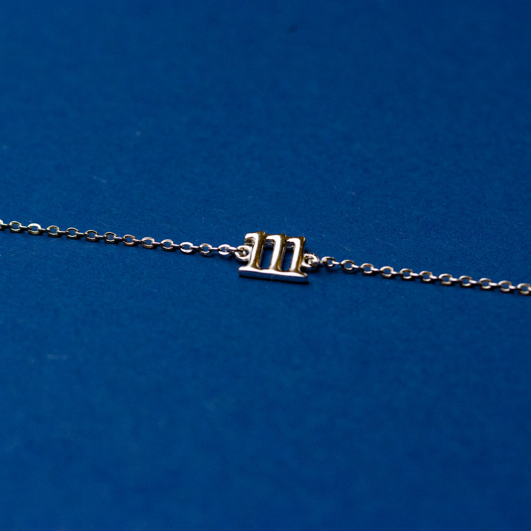 Lucky Number 111 Bracelet - Sterling Silver