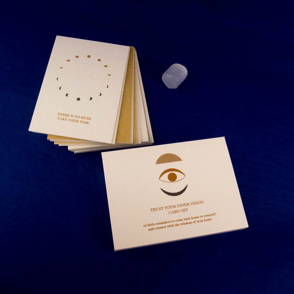 "Trust Your Inner Vision" Card Set ~ Affirmation Card Deck by Anna Cosma