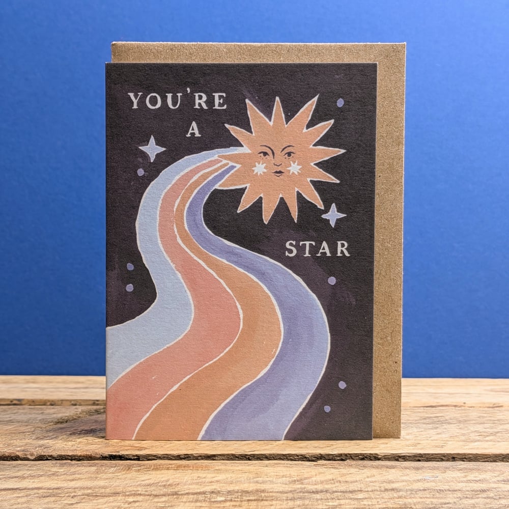 "You're a Star" Mini Card by Sister Paper Co.