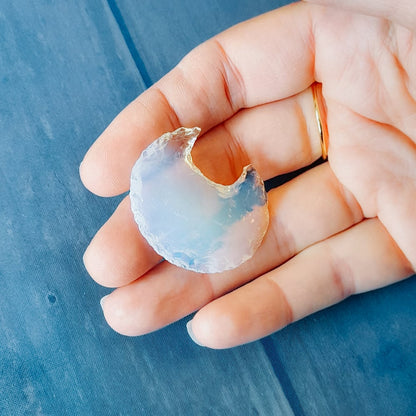 Opalite Crescent Moon Crystal