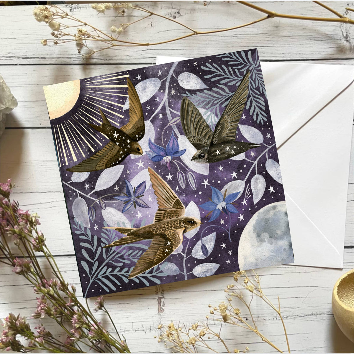 Celestial swifts - star birds