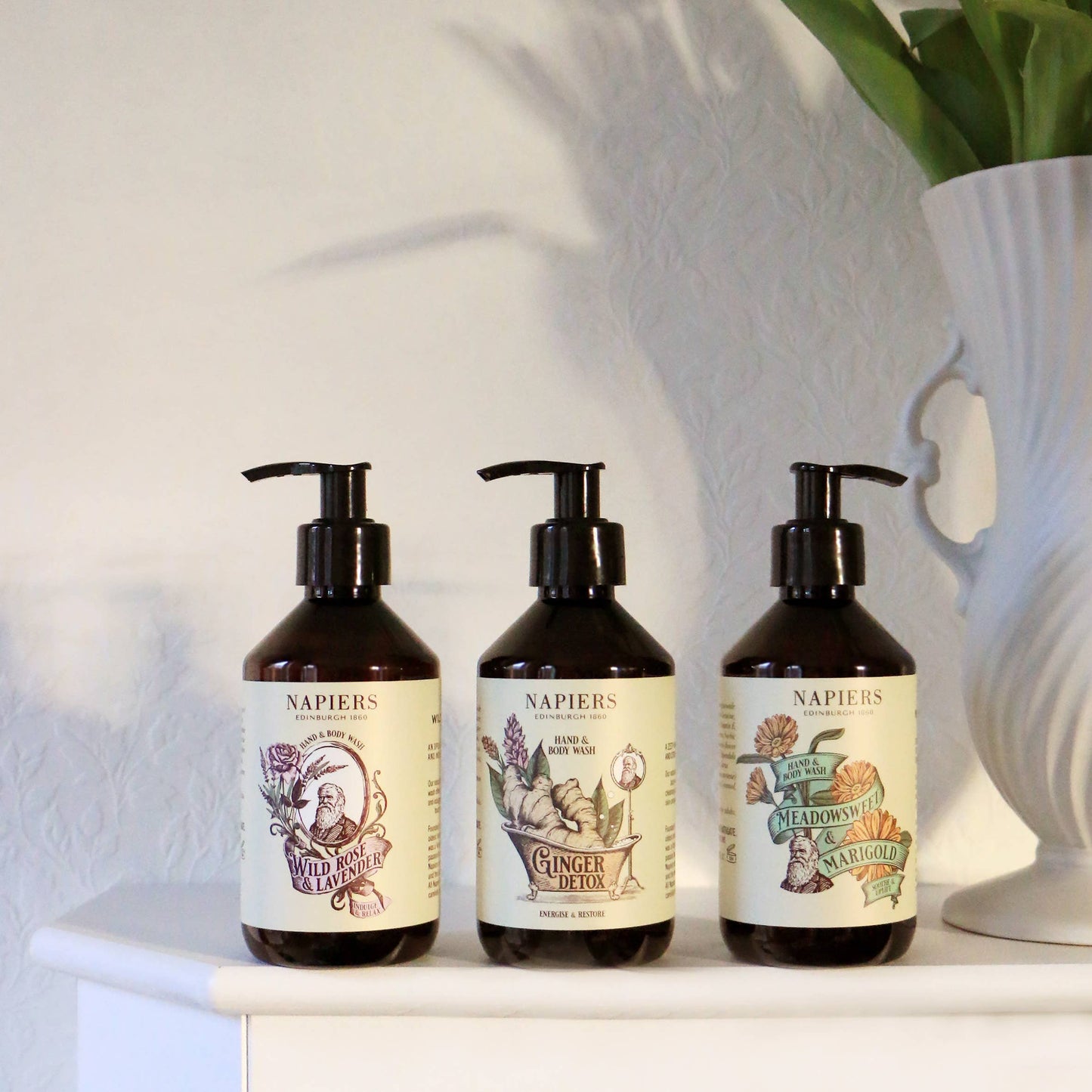 Napiers Wild Rose & Lavender Hand and Body Wash