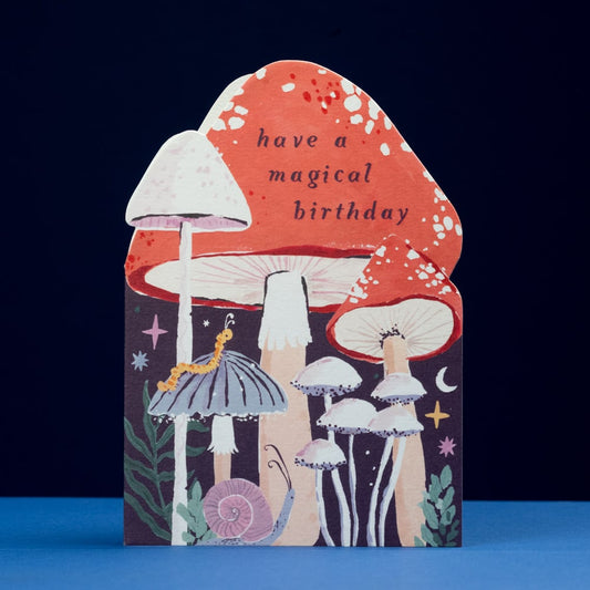 Toadstool / Mushroom Birthday Card by Sister Paper Co.