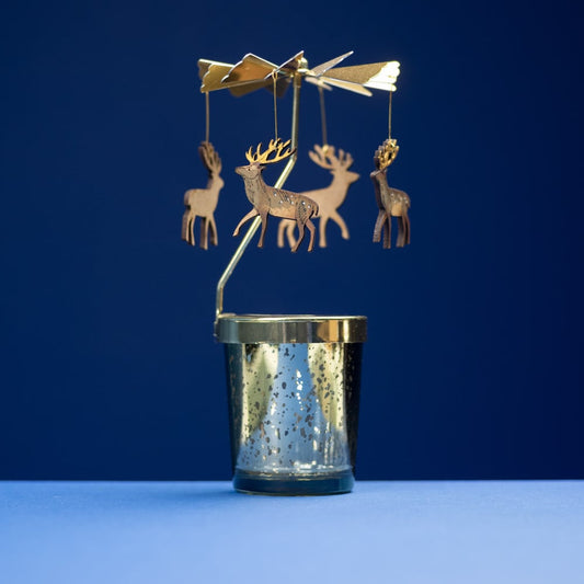 Stag Tealight Carousel by Lily Faith