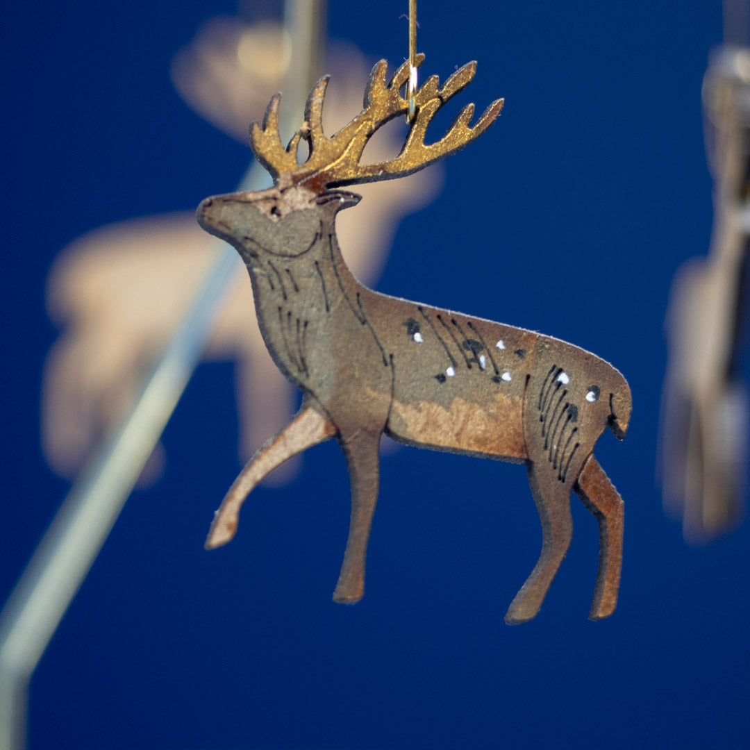 Stag Tealight Carousel by Lily Faith