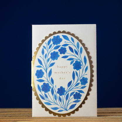 Happy Mother's Day Card - Gold Framed