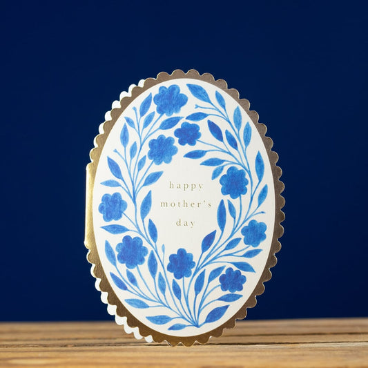 Happy Mother's Day Card - Gold Framed