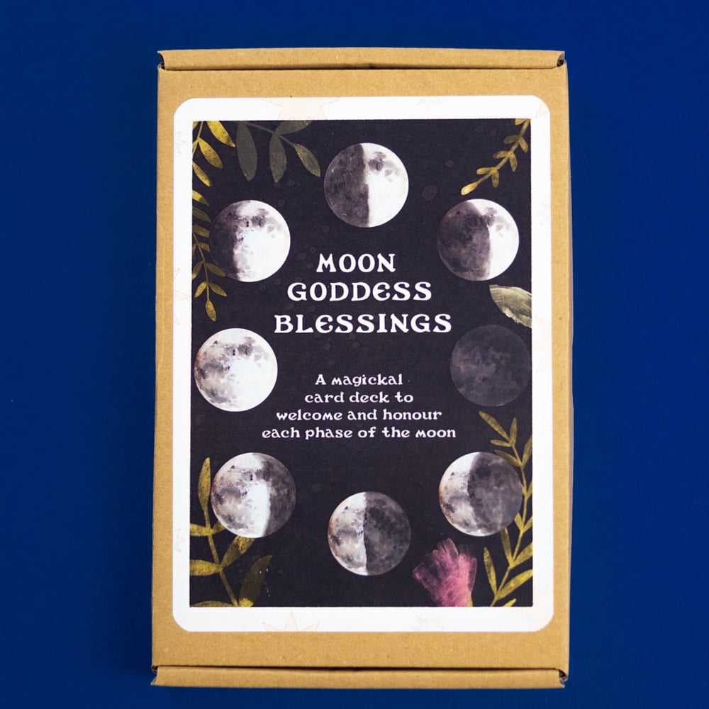 Moon Goddess Blessings Oracle Card Deck by A Spellbound Story