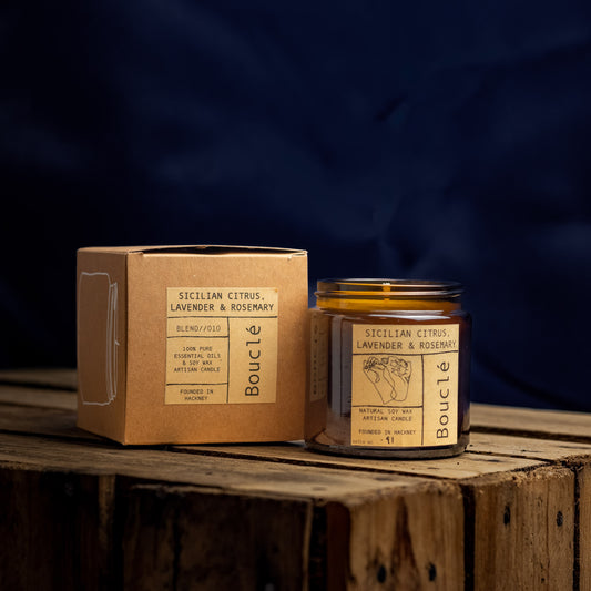 Sicilian Citrus, Lavender & Rosemary Candle by Bouclé