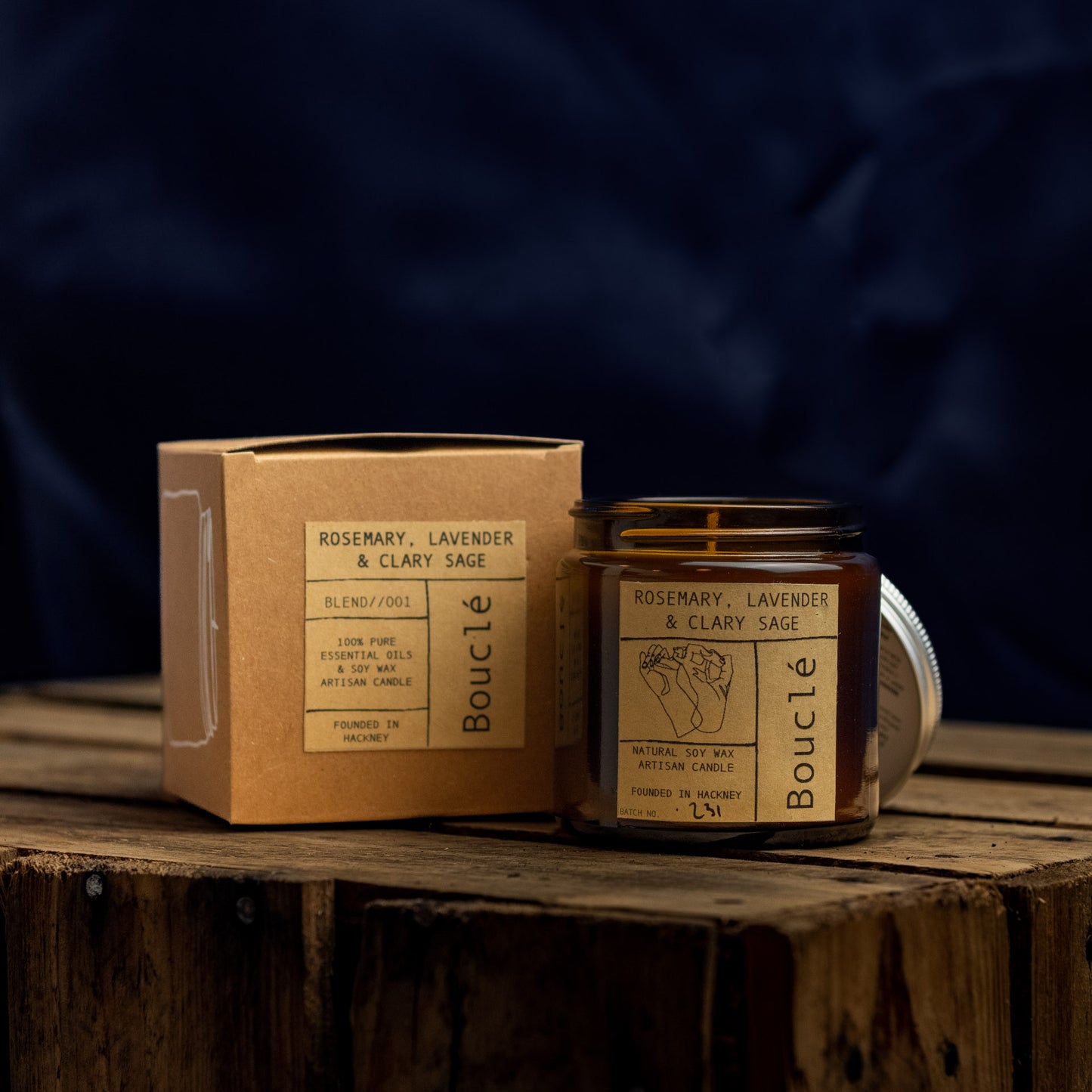 Rosemary, Lavender & Clary Sage Candle by Bouclé