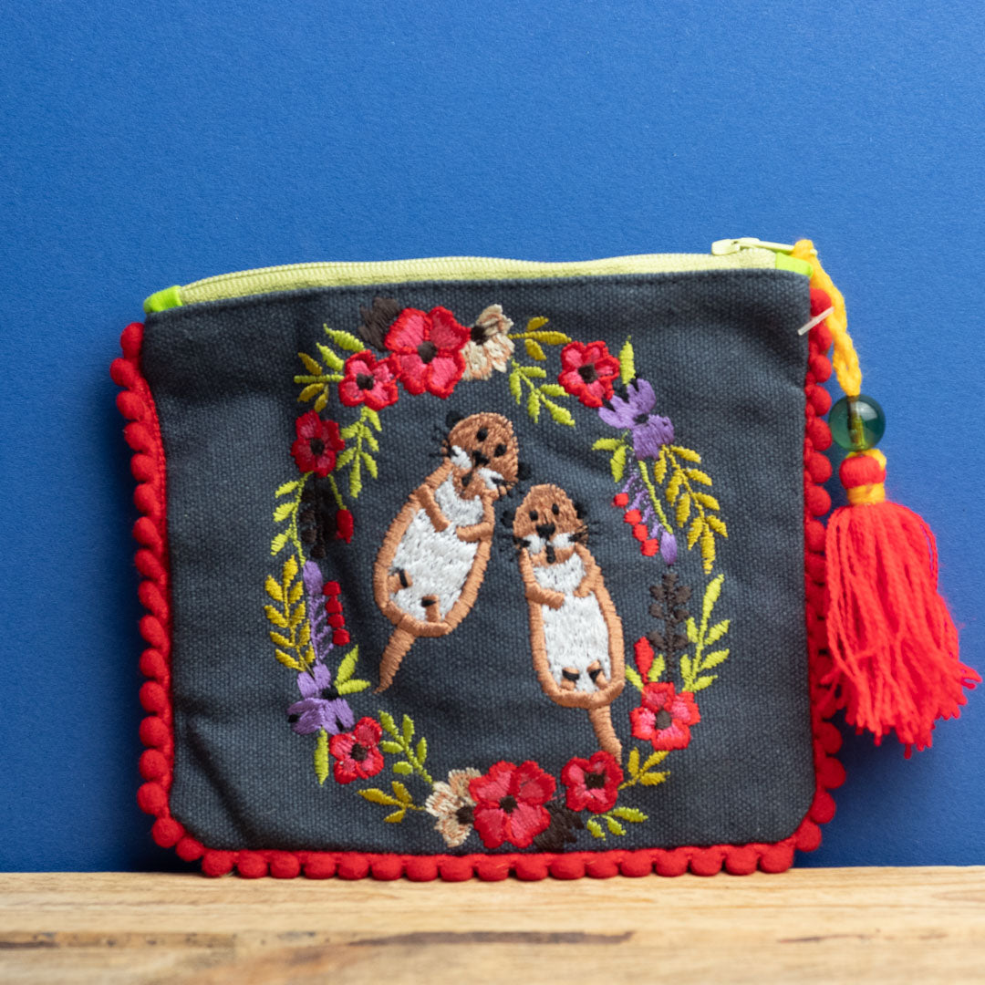 Embroidered Purse by Namaste
