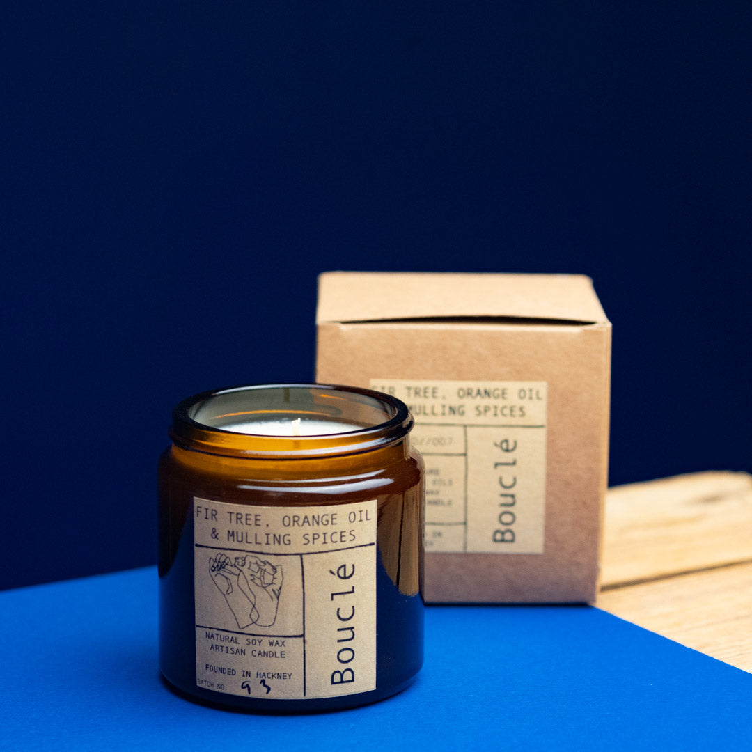 Fir Tree, Orange & Mulling Spices Natural Candle by Bouclé