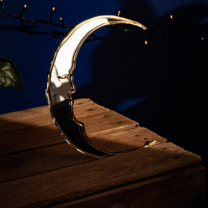 Crescent Moon Mirror by Suzanne Oddy Design