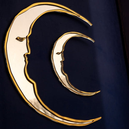 Crescent Moon Mirror by Suzanne Oddy Design
