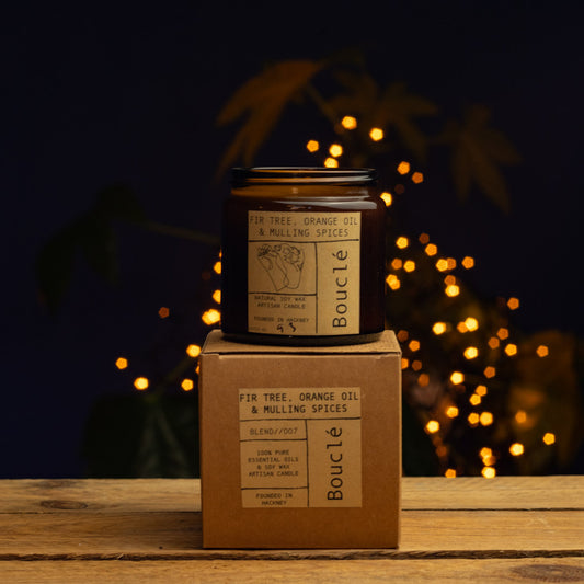 Fir Tree, Orange & Mulling Spices Natural Candle by Bouclé