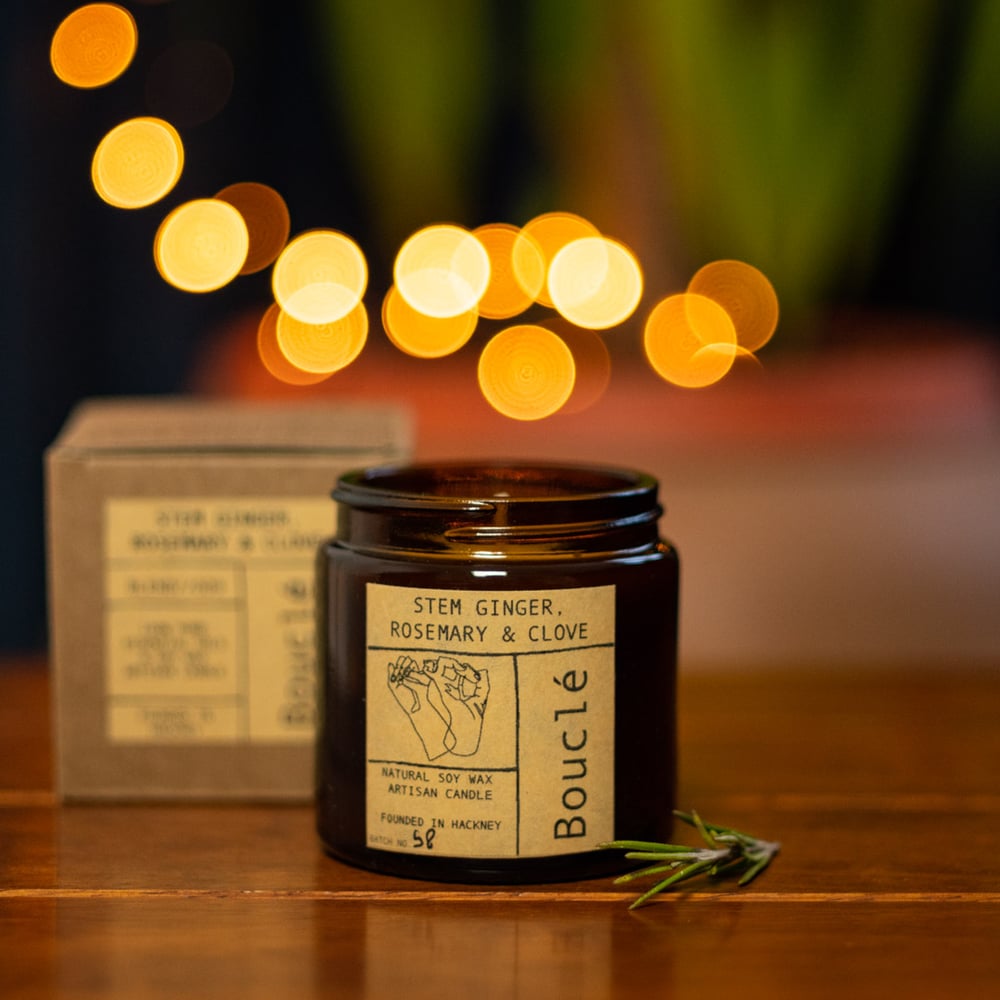 Stem Ginger, Rosemary & Clove Natural Candle by Bouclé