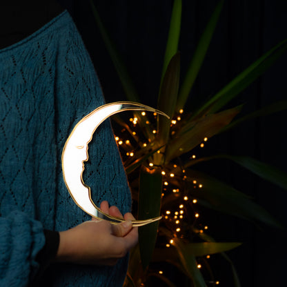 Crescent Moon Mirror by Suzanne Oddy Design