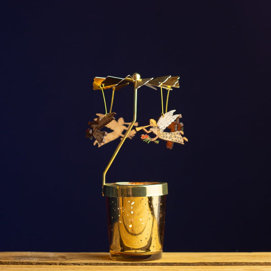 Angel Candle Carousel by Lily Faith