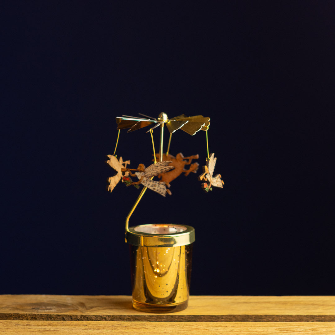 Angel Candle Carousel by Lily Faith