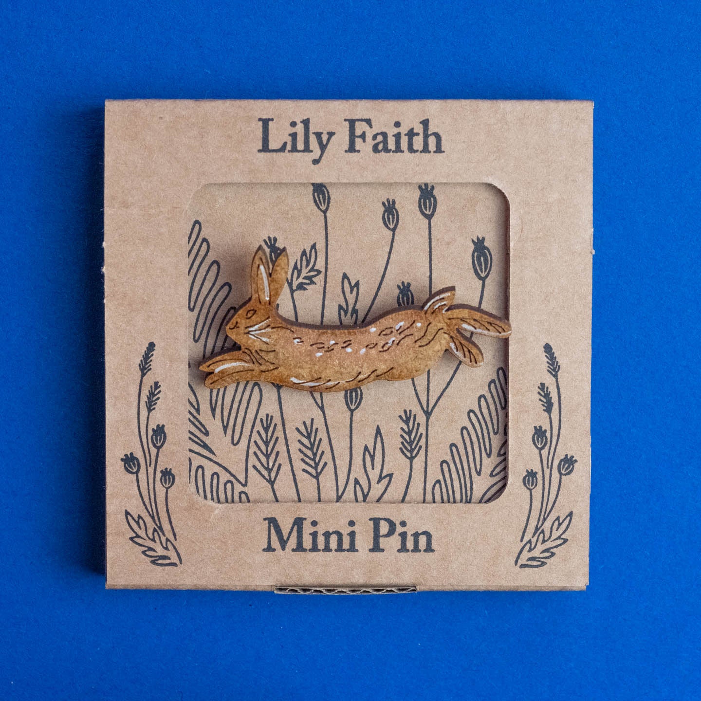 Wooden Animal Brooches by Lily Faith