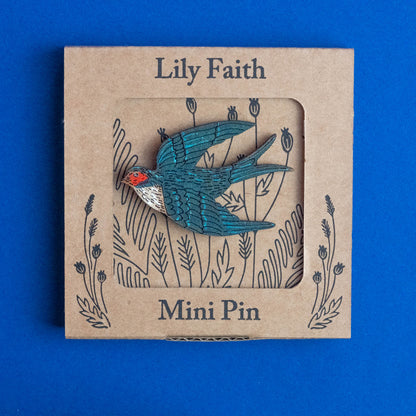 Wooden Animal Brooches by Lily Faith