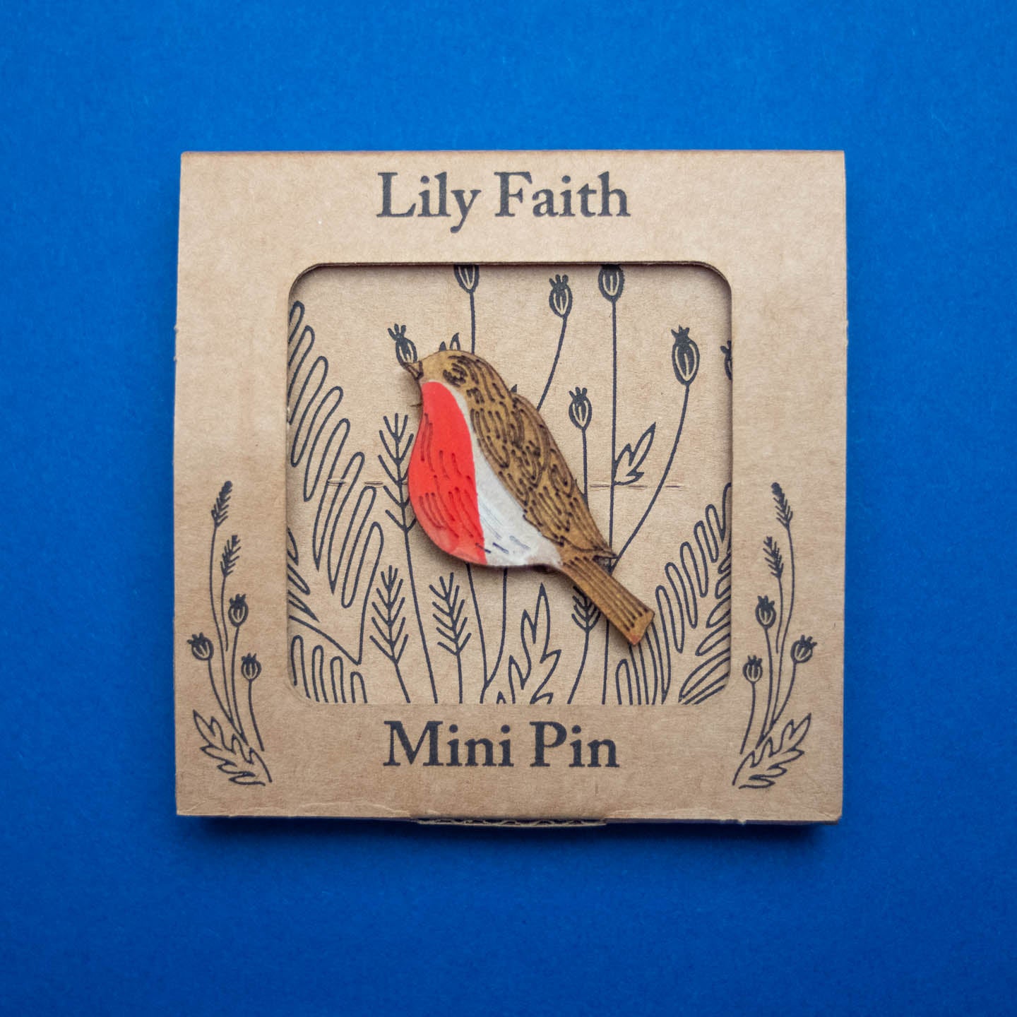 Wooden Animal Brooches by Lily Faith