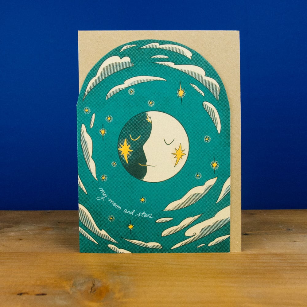 "My Moon & Stars" Arch Top Card by Lione & Sheikh