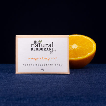 Orange & Bergamot Active Deodorant by The Natural Deodorant Co.