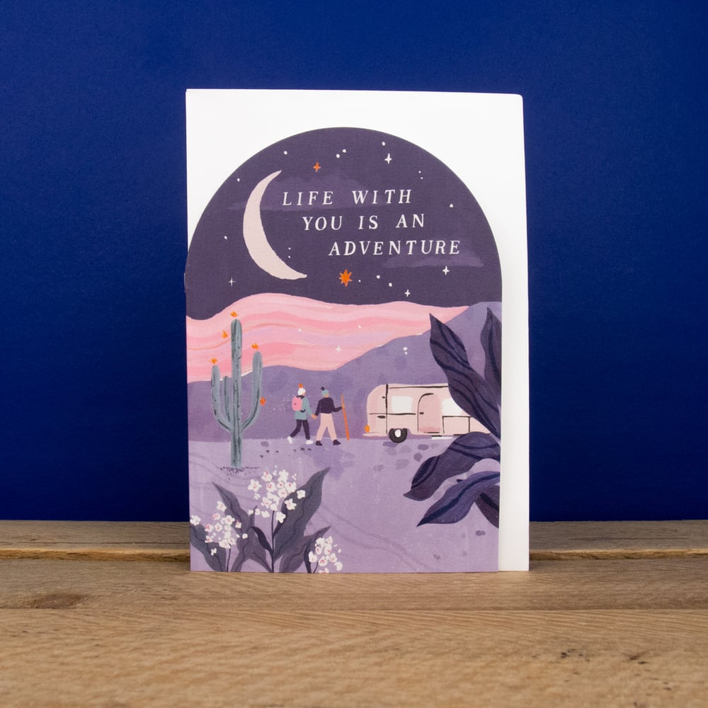 Life With You is An Adventure Card by Sister Paper Co.