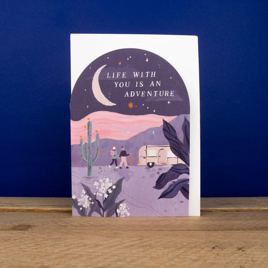 Life With You is An Adventure Card by Sister Paper Co.