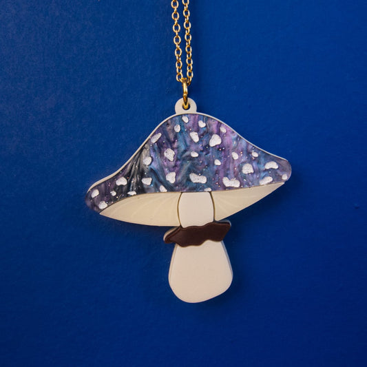 Amanita Mushroom Necklace by Cherry Moonlight Co.