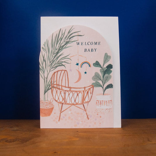 Welcome Baby Card by Sister Paper Co.