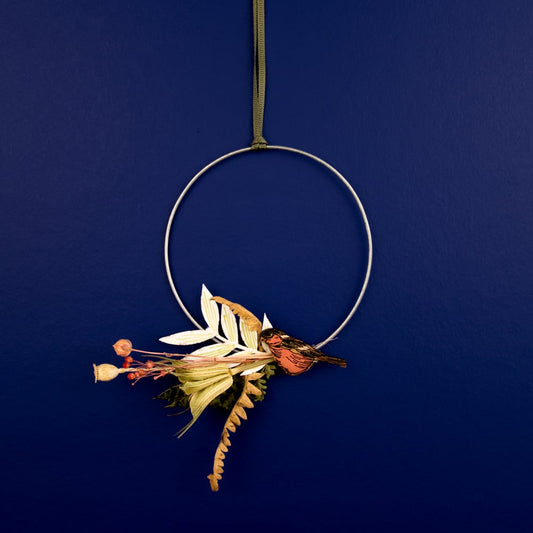 Bullfinch Wreath by Lily Faith