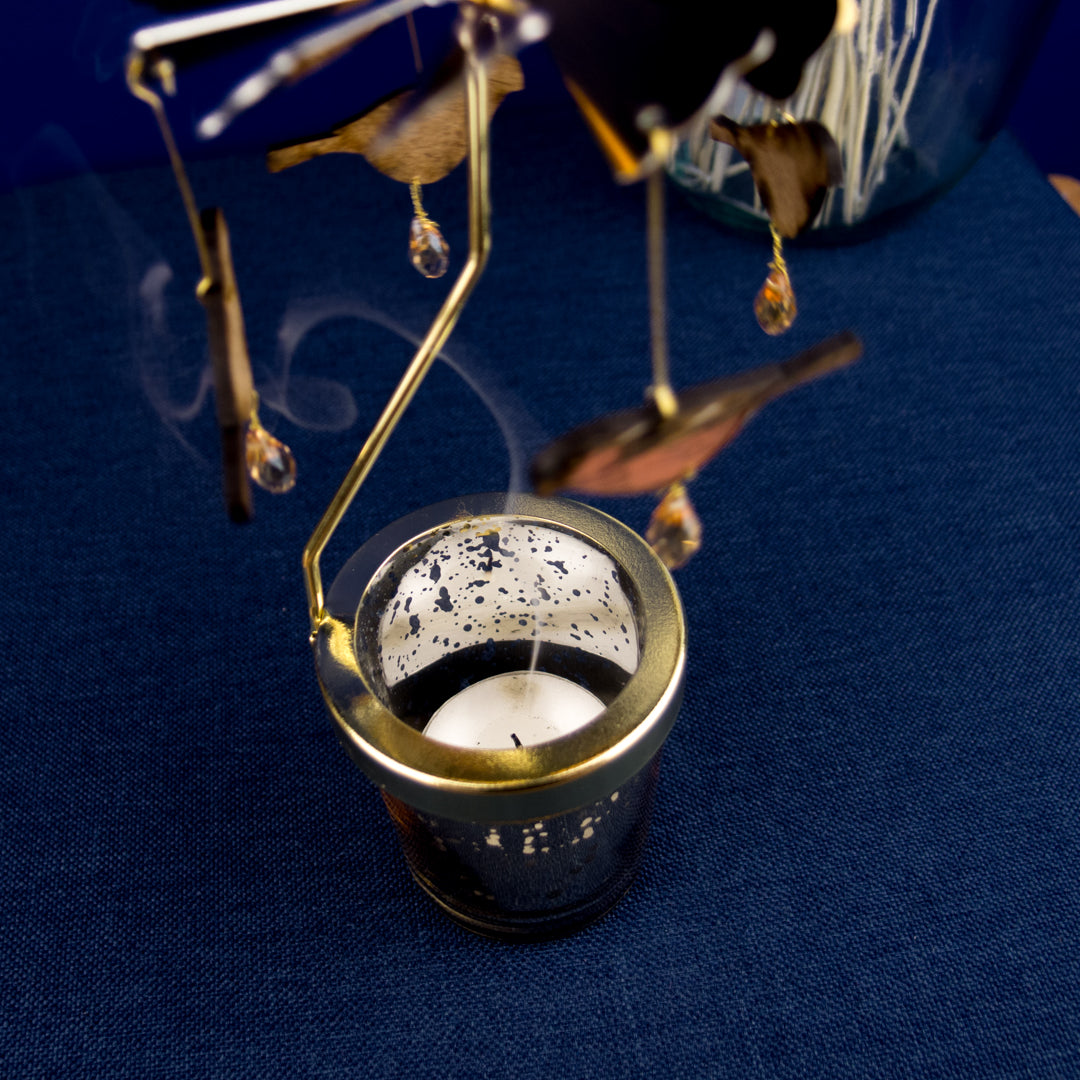 Bullfinch Candle Carousel by Lily Faith