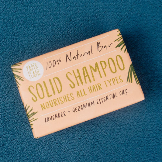 Solid Shampoo Bar - 100% Natural by Paper Plane