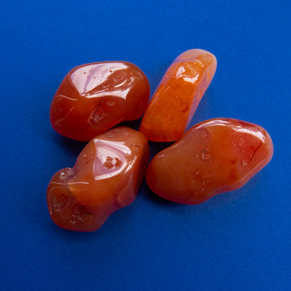 Carnelian Crystal Tumblestone