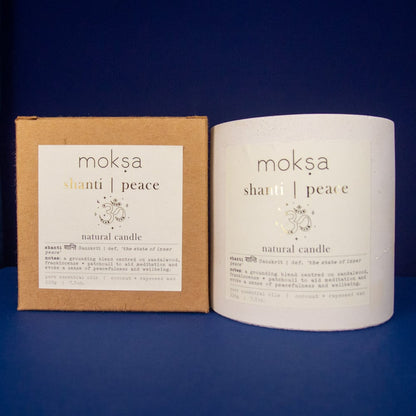 Shanti Peace Candle by Moksa