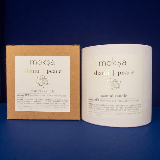 Shanti Peace Candle by Moksa