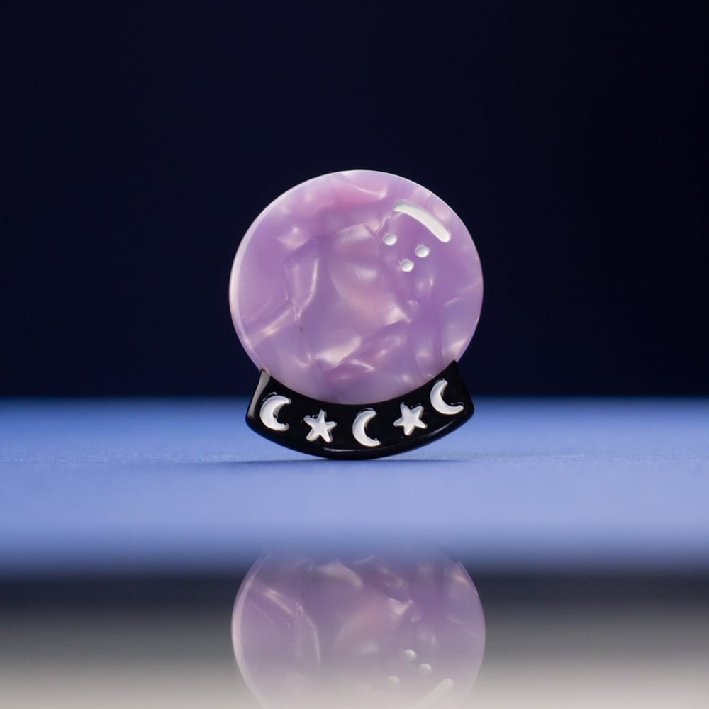 Crystal Ball Hair Clip by Lisa Junius