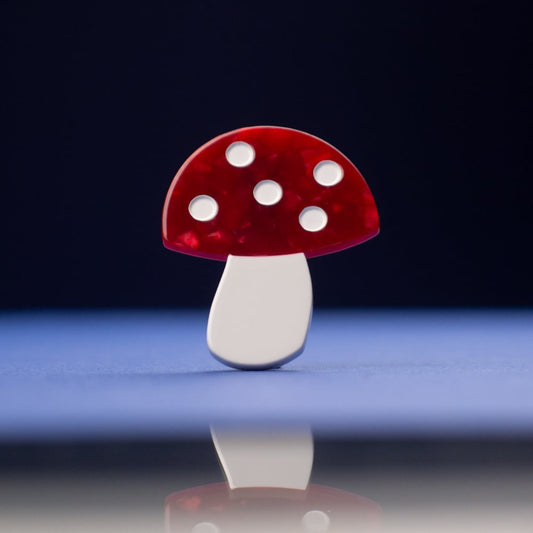 Mushroom Hair Clip by Lisa Junius