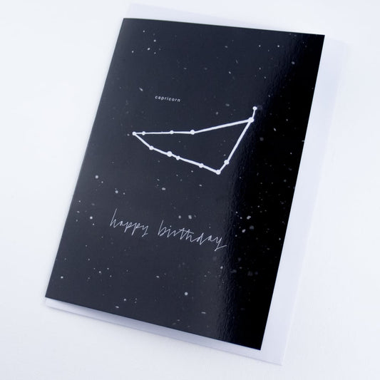 Capricorn Birthday Card by Lottie Suki