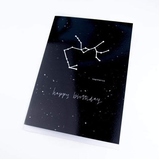 Sagittarius Birthday Card by Lottie Suki