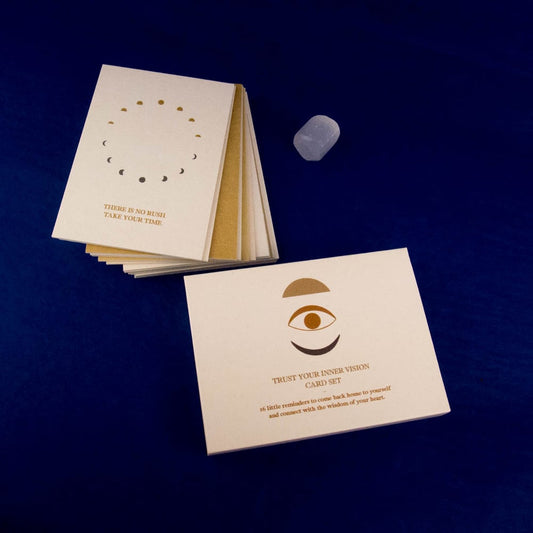 "Trust Your Inner Vision" Card Set  ~ Affirmation Card Deck by Anna Cosma