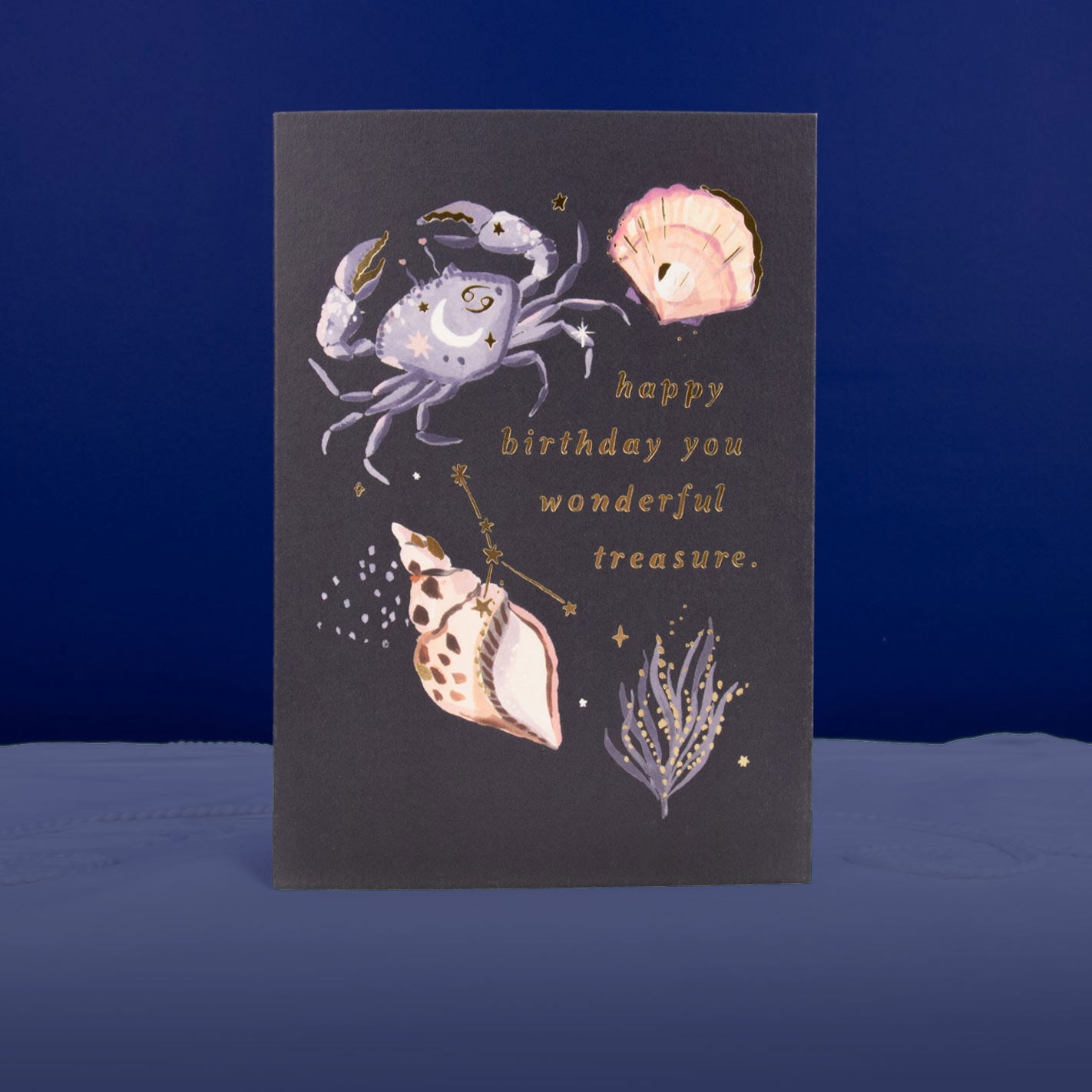 Cancer Zodiac Card by Sister Paper Co.