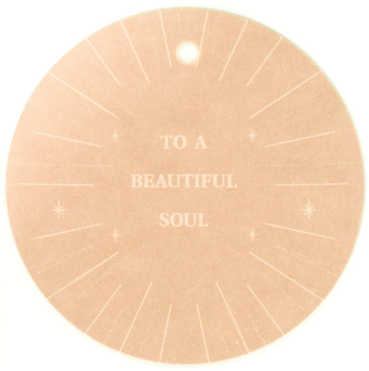 "To A Beautiful Soul" Gift Tag by Anna Cosma