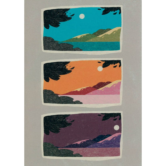 Island Phases Greeting Card by Lione & Sheikh